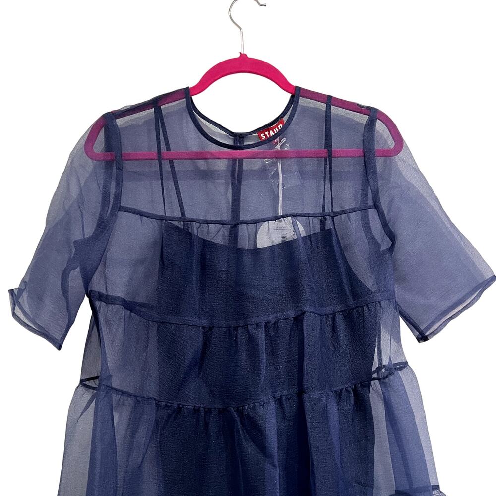 STAUD Hyacinth Organza Maxi Dress NWT NEW - Picture 3 of 7